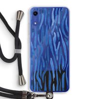Blauwe nerven: Honor Play 8A Transparant Hoesje met koord