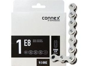 Connex 1E8 Versterkte Fietskettingslot E-bike Breed Zwart