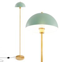 Staande Lamp 163 CM Staande Vloerlamp met Verstelbare Lampenkop Onbreekbare Lampenkap en Voetschakelaar Moderne Metalen Lamp