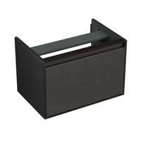 Onderkast Forzalaqua Reno 59.5x39.5x40 Cm 1 La Softclose Eiken Black Oiled