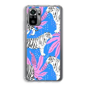 Tijger: Xiaomi Redmi Note 10S Transparant Hoesje