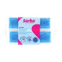 Sorbo sanitairspons xl 2 st 11,5x6,5x4cm