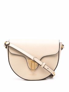 Coccinelle Beat Saddle leren tas - Beige