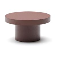 Kave Home Aiguablava salontafel Ø90 cm cement Terracotta