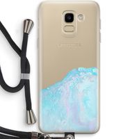 Fantasie pastel: Samsung Galaxy J6 (2018) Transparant Hoesje met koord