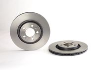 Remschijf COATED DISC LINE BREMBO, Remschijftype: Binnen geventileerd, u.a. für Audi, Skoda, VW, Seat