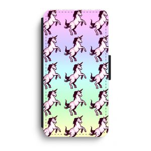 Musketon Unicorn: iPhone XR Flip Hoesje