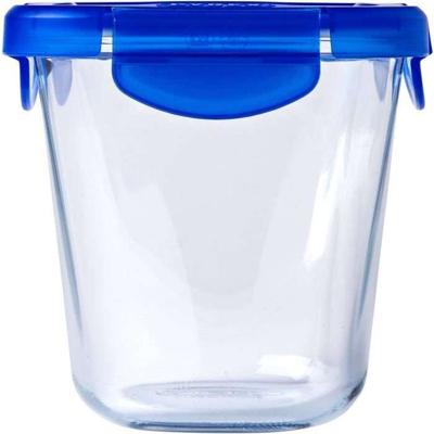 Set van 3 Pasta Box Opbergdozen - PYREX - Cook&Go - Glas - Lekvrij Deksel - 12x12 cm - 0,8 L