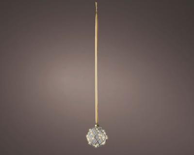 Micro LED bal binnen dia14cm clear/warm white - Lumineo
