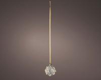 Micro LED bal binnen dia14cm clear/warm white - Lumineo