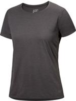 Arc'teryx Taema Crew SS T-shirt Dames Black Heather S Arc'teryx Taema Crew SS T-shirt Dames Black Heather S