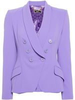 Elisabetta Franchi blazer en crêpe à boutonnière croisée - Violet