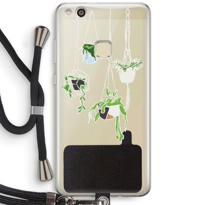 Hang In There: Huawei Ascend P10 Lite Transparant Hoesje met koord