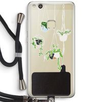 Hang In There: Huawei Ascend P10 Lite Transparant Hoesje met koord