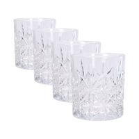 Set van 4x stuks whisky drinkglazen 230 ml