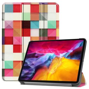 3-Vouw sleepcover hoes - iPad Pro 11 inch (2018/2020/2021) - Blokken