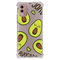 Nokia C32 Stevig Bumper Hoesje Avocado Singing - thumbnail