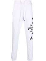 Philipp Plein pantalon de jogging à lien de resserrage - Blanc