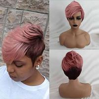 korte pixie-cut haarpruik korte kapsels synthetische pruiken voor vrouwen populaire modepruiken hittebestendige halloween cosplay partypruiken Lightinthebox - thumbnail