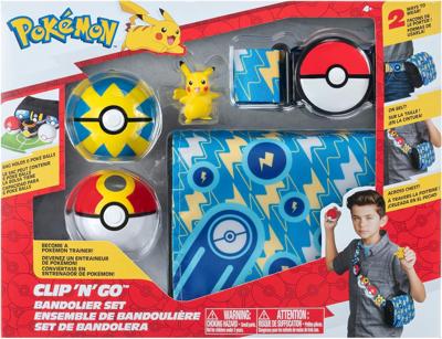 Pokemon Clip 'N Go Bandolier Set - Pikachu (Repeat/Quick Ball)