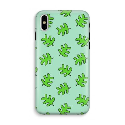 Groene blaadjes: iPhone XS Tough Case