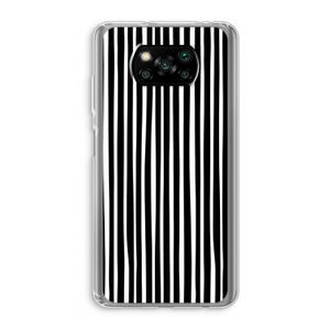 Stripes: Xiaomi Poco X3 NFC Transparant Hoesje