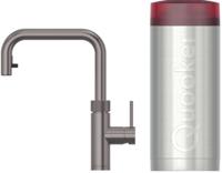 Quooker Flex Square met COMBI+ boiler 3-in-1 kokend water kraan gunmetal