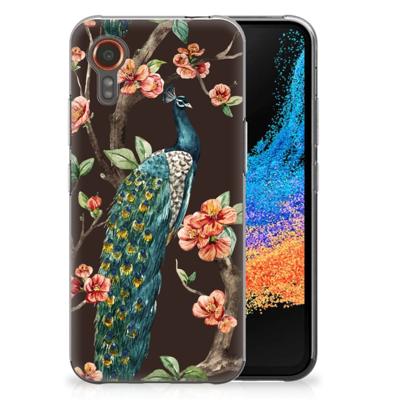 Samsung Galaxy Xcover 7 | TPU Hoesje | Pauw met Bloemen