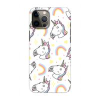 Rainbow Unicorn: Volledig geprint iPhone 12 Pro Hoesje