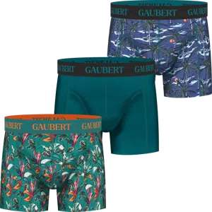 Gaubert  Heren boxershort Bamboe 3-pack - Flower - 012