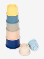 Stapelbare bekers van siliconen voor baby's SMALL FOOT meerkleurig