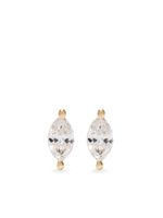 Ef Collection puce d'oreille en or 14ct pavée de diamants