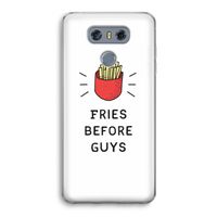 Fries before guys: LG G6 Transparant Hoesje