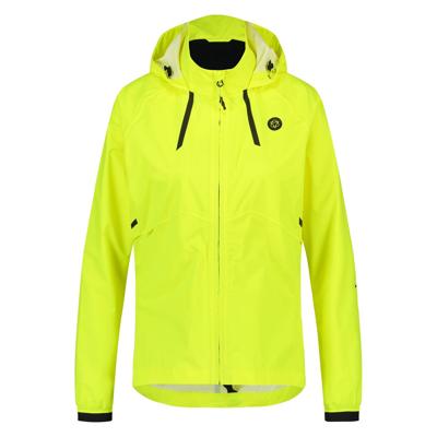 AGU Compact Regenjas Commuter Dames Hi-vis - Geel - L - Waterdicht
