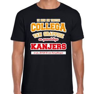 Ik ben de trotse collega cadeau t-shirt zwart voor heren