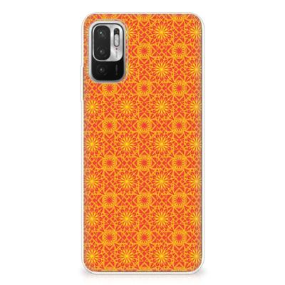 Xiaomi Redmi Note 10/10T 5G | Poco M3 Pro | TPU bumper | Batik Oranje