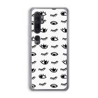 Eye pattern #2: Xiaomi Mi Note 10 Transparant Hoesje