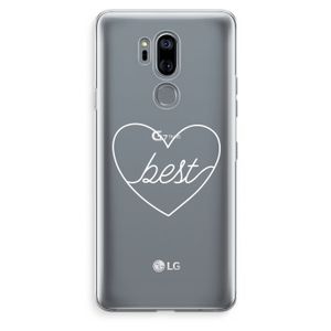 Best heart pastel: LG G7 Thinq Transparant Hoesje