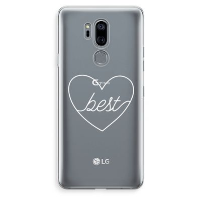 Best heart pastel: LG G7 Thinq Transparant Hoesje