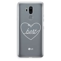 Best heart pastel: LG G7 Thinq Transparant Hoesje