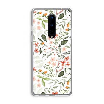 Sweet little flowers: OnePlus 8 Transparant Hoesje