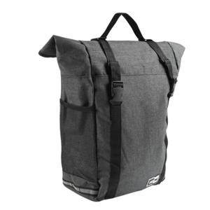 Enkele fietstas - donkergrijs - 15L - 34 X 36 X 15 cm - polyester - eenvoudig te bevestigen