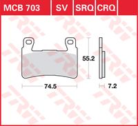 TRW Remblokken, en remschoenen voor de moto, MCB703SRQ