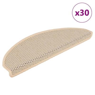 Trapmatten zelfklevend Sisal-Look 30 st 65x21x4 cm Berber