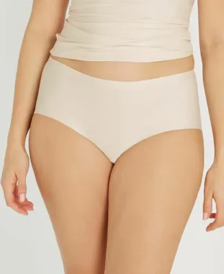 Secrets katoenen Midi hipster - 32051 - Naadloze dames short - Onzichtbaar - Duurzaam - S | Dames slip - Onderbroek - Ondergoed