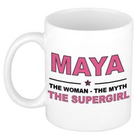 Maya The woman, The myth the supergirl cadeau koffie mok / thee beker 300 ml