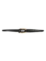 Jil Sander ring-buckle double-strap belt - Noir - thumbnail