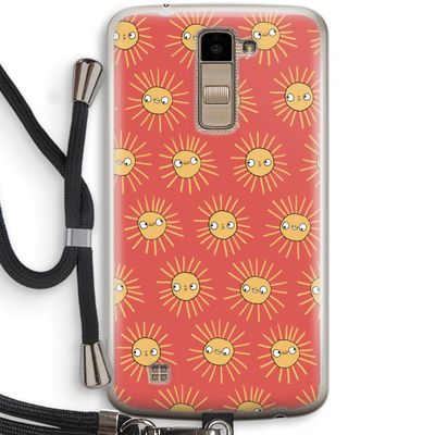 Zon: LG K10 (2016) Transparant Hoesje met koord