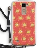 Zon: LG K10 (2016) Transparant Hoesje met koord