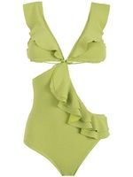 Clube Bossa maillot de bain à volants - Vert
